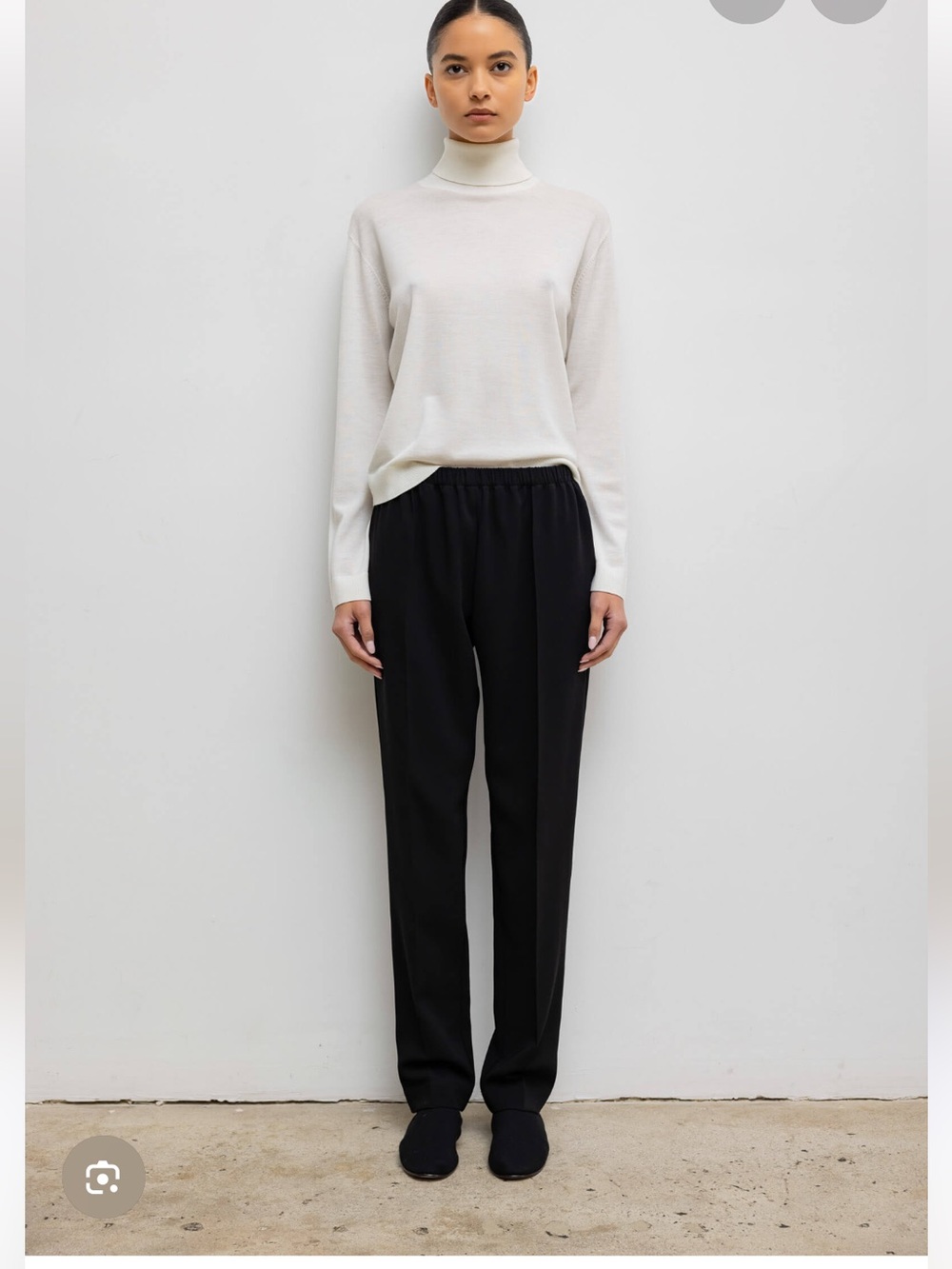 LESET Arielle Cigarette Pant Black, Size S NWT